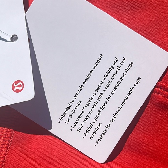 lululemon athletica Red Sports Bra - Picture 6 of 8